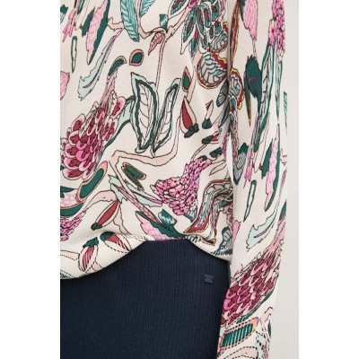 Bézs színű, hosszú ujjú Manchester fantázia nevű Desigual pulóver