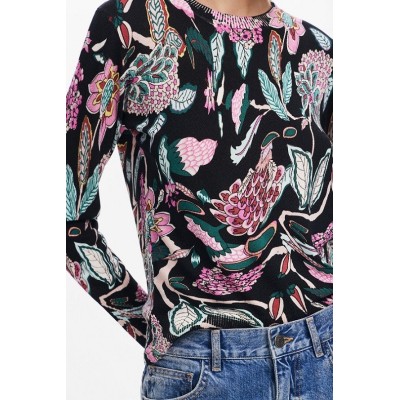 Manchester fekete színű, hosszú ujjú Desigual pulóver