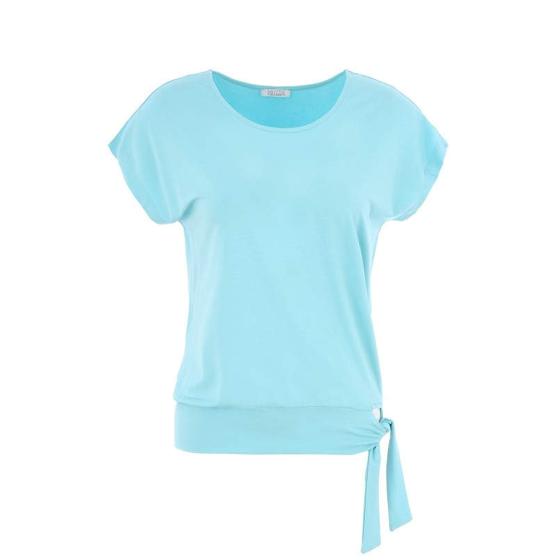 Dolcezza kék színű, oldalkötős női felső