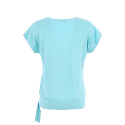 Dolcezza kék színű, oldalkötős női felső