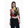 Desigual Jers Collage Lacroix hosszú ujjú női pulóver