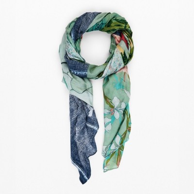 Delicate patch türkiz sál - Desigual