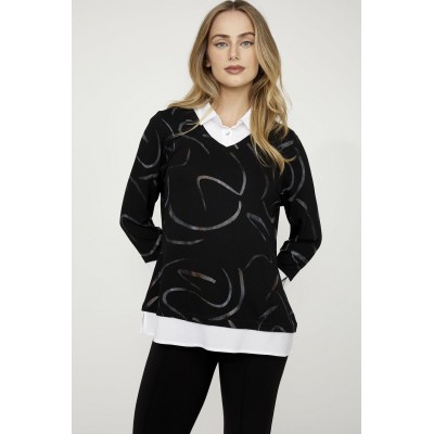 A Dolcezza fekete női pulóvere