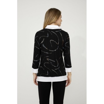 A Dolcezza fekete női pulóvere