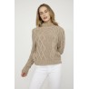 A Dolcezza taupe színű női pulóvere