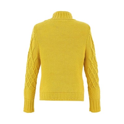 A Dolcezza chartreuse színű női pulóvere