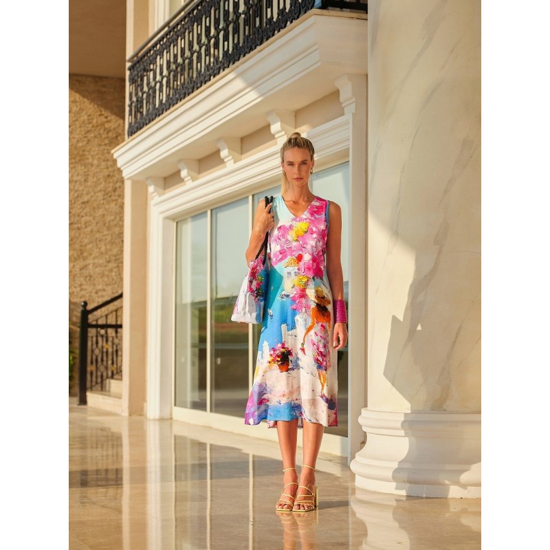 Dolcezza „Summer in Santorini” női ruha