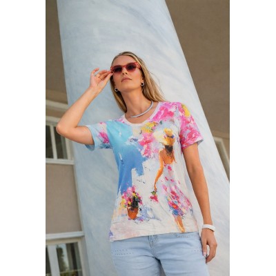 Dolcezza „Summer in Santorini” női top