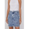 Világoskék színű, rövid, koptatott Desigual farmer szoknya
